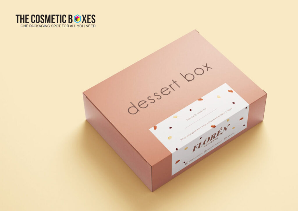 printed dessert custom packaging 