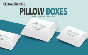 Cosmetic pillow boxes