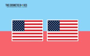printed American Flag Decals