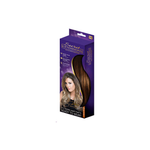 custom Hangable Hair Extension packaging