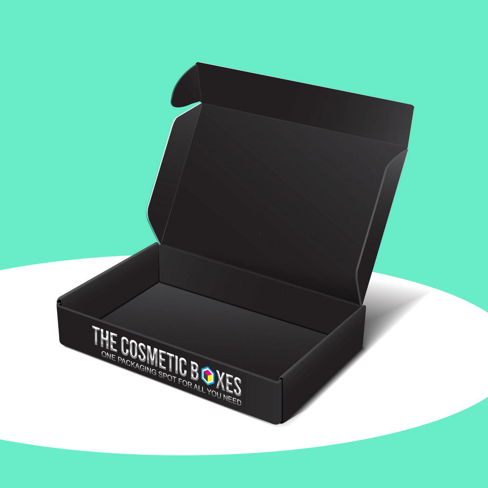 Custom black cardboard boxes